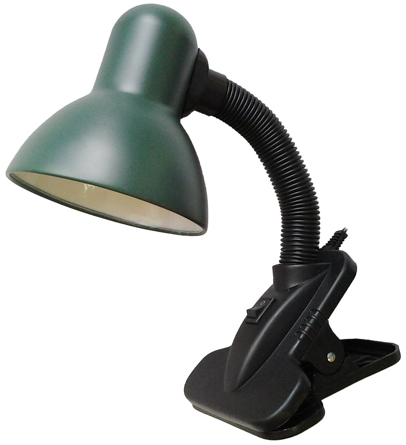 фото Светильник настольный HN1017G, плафон металл на прищепке