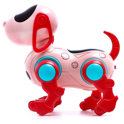 Собака-робот IQ BOT IQ DOG, ходит, поет, работает от батареек, цвет розовый