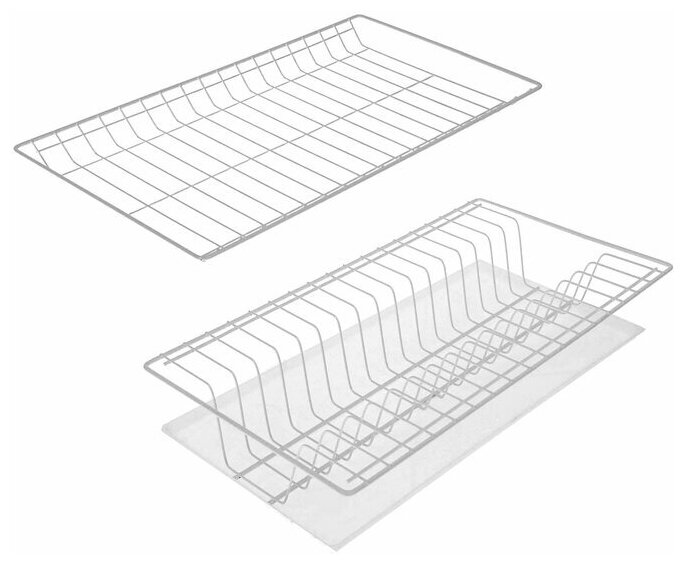 Посудосушитель 465мм в комплекте с литьевым поддоном, полимер