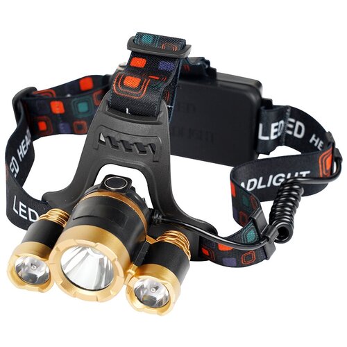 фото Налобный фонарь с мощными светодиодами, с встроенными аккумуляторными батареями 12 в и комплект зарядки 220в нет бренда