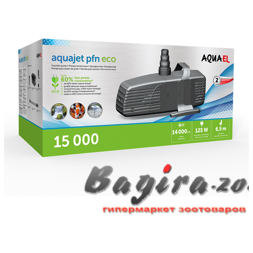 ​​​​Насос фонтанный Aquael Aquajet PFN Eco 15000​, 14000 л/ч, 125 Вт, h = 6,5 м​