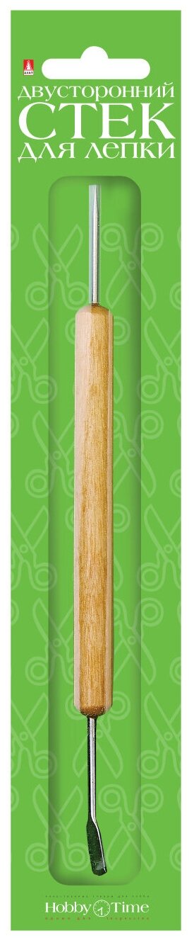Двусторонний деревянный стек для лепки. ВИД №3