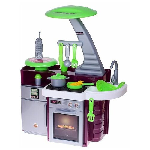 Купить Полесье Игровой модуль «Кухня Laura» с варочной панелью, световые и звуковые эффекты, работает от батареек, Coloma Y Pastor