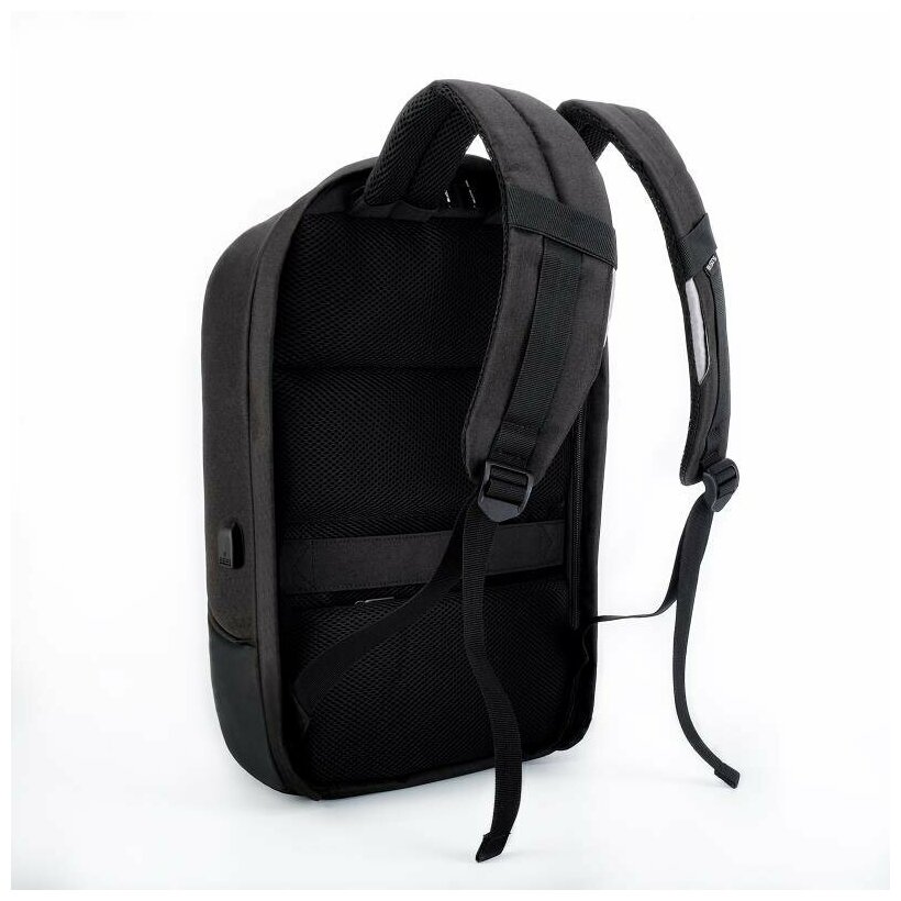 Рюкзак для ноутбука SEASONS 156 дюйма антивандальный MSP3721 с USB портом черный