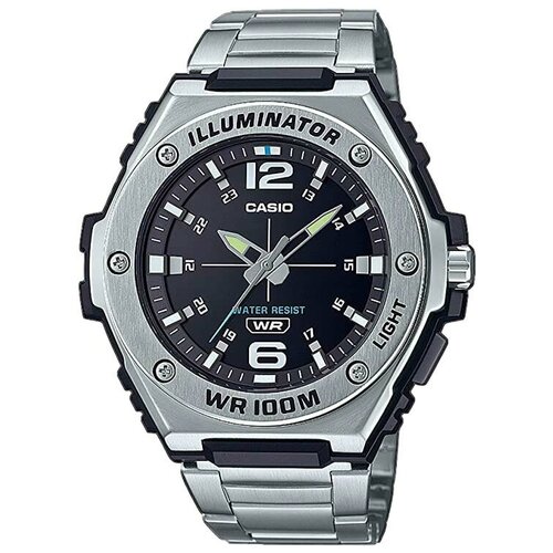 Наручные часы CASIO Collection Men, серебряный, черный наручные часы casio collection mwa 100hd 7a