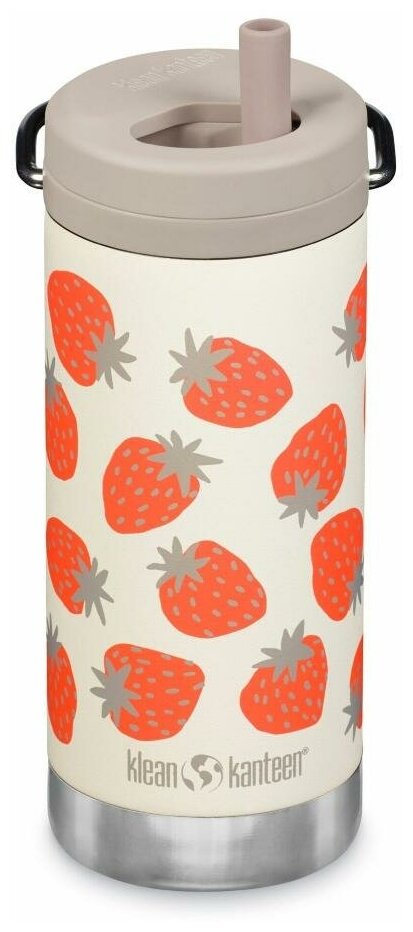 Термокружка Klean Kanteen TKWide Twist Cap 12oz (355 мл) Strawberries 1009471