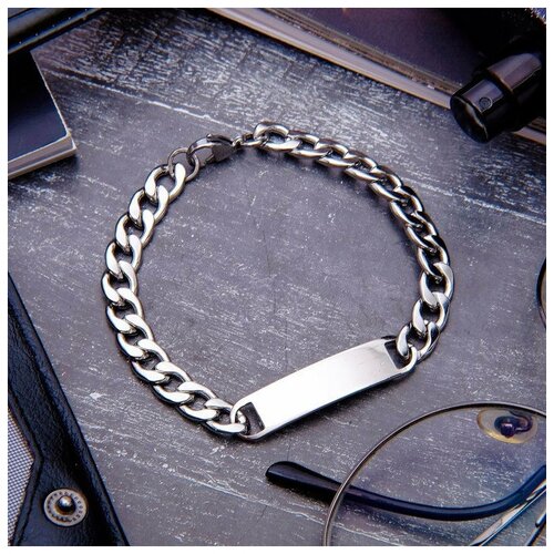 фото Подарки стальной браслет "мужчины по-прежнему правят миром"