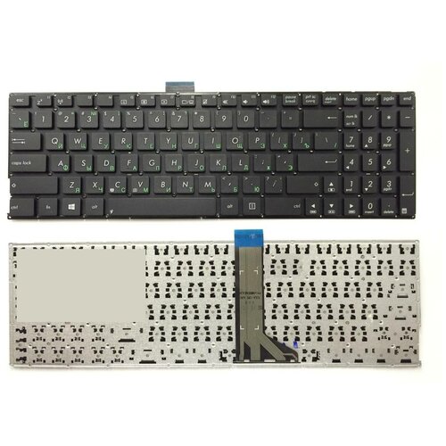 Клавиатура для Asus X555L X555LA X555LD X555LN p/n: 0KNB0-612RRU00 нижняя часть корпуса ноутбука asus x554l x555l x554la x554lj 13n0 r7a0641 черная