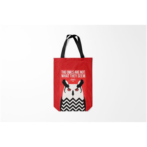 фото Сумка-шоппер / 31х42 см / сериалы / твин пикс twin peaks burnettie