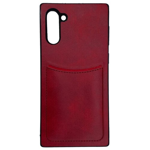 Чехол ILEVEL с кармашком для Samsung Galaxy NOTE 10 красный