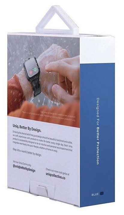 Чехол Uniq Nautic +9H Glass Water-Resistant IP68 для Apple Watch 4/5/6/SE 44