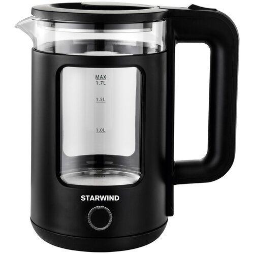 Чайник Starwind SKG1053 чайник starwind skg1053 черный 1 7л 1800 вт пластик стекло
