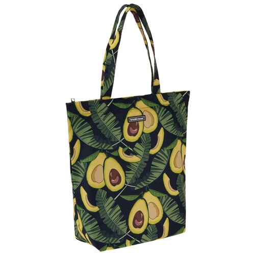 Сумка шоппер ErichKrause, зеленый, мультиколор сумка шоппер erichkrause текстиль внутренний карман