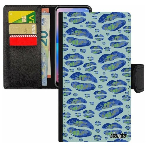 фото Чехол-книжка на смартфон apple iphone 8, "губы" гламур бомонд utaupia