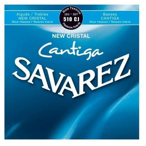 savarez 510mj creation cantiga blue high tension струны для классической гитары Savarez 510CJ New Cristal Cantiga Blue high tension струны для классической гитары, нейлон