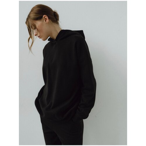 фото Худи женское черное s alexandra talalay