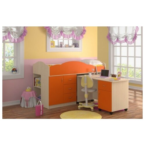 Кровать двухъярусная Формула Мебели Дюймовочка-5.3 голубой