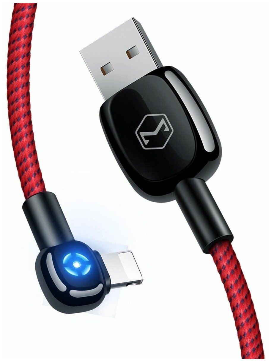 Кабель Mcdodo Woodpecker Series USB - Lightning игровой, 1,2 метра, красный