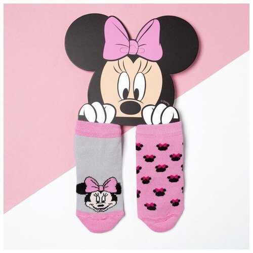 Набор носков Минни Маус 2 пары 8-10 см 299₽