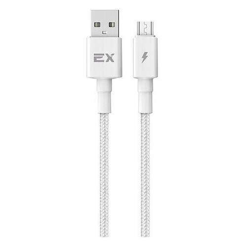 Кабель Exployd EX-K-1155, белый кабель usb micro mini type c hdmi jack 3 5 mm rca exployd дата кабель usb microusb exployd ex k 492 1м classic круглый чёрный