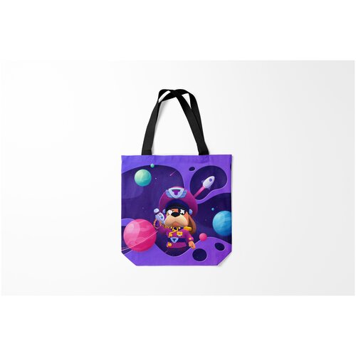 фото Сумка-шоппер / 40х40 см / геймерам / brawl stars генерал гавс burnettie