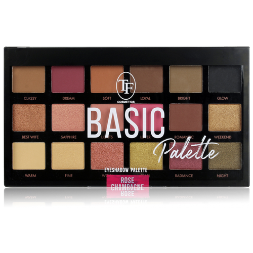 TF Cosmetics Палетка теней для век Basic palette, 12 г tf cosmetics палетка теней для век basic palette 12 г