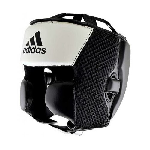 Шлем боксерский Adidas Hybrid 150 Headgear бело-черный (размер M)