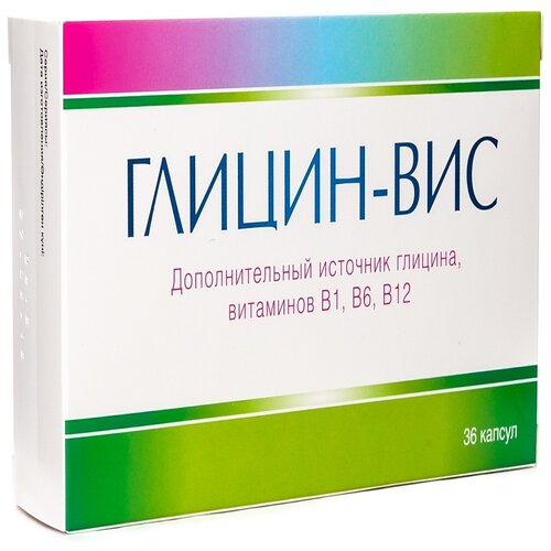 Глицин-ВИС капс., 36 г, 36 шт.