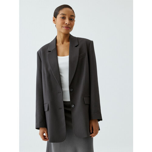 Пиджак Sela, размер M, серый пиджак sela размер m int серый