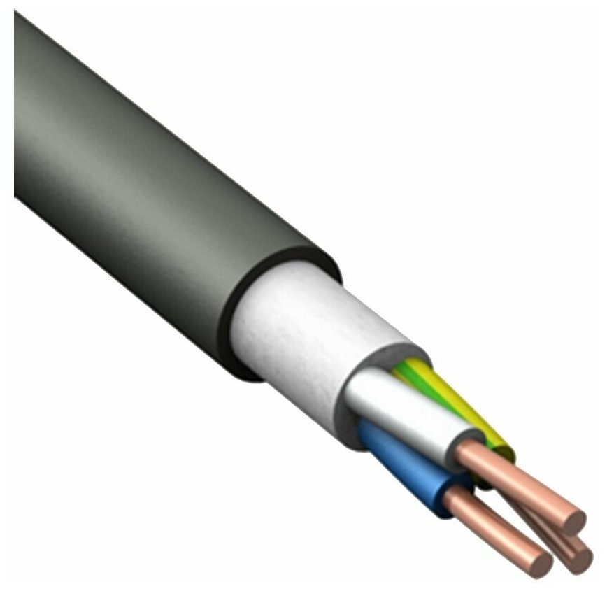 Кабель Конкорд ВВГ-НГ(А)-LS 3x2.5 гост 10 м