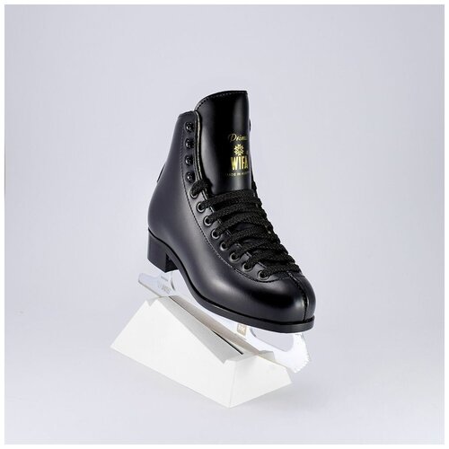 Коньки фигурные профессиональные WifaPrimaSet детские р-р 33 черные