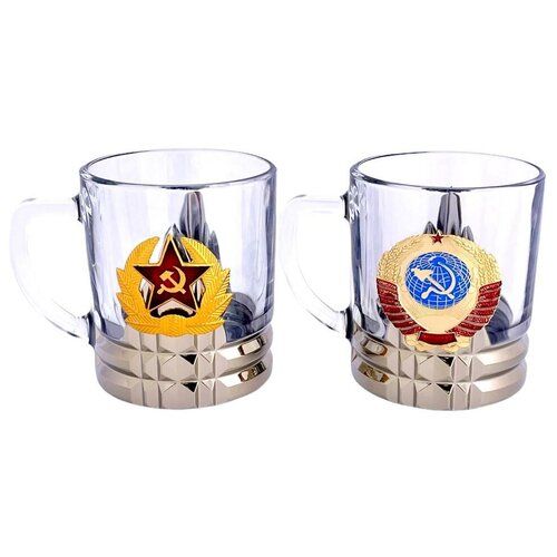 Подарочная пара кружек Патриот со значками 1090₽