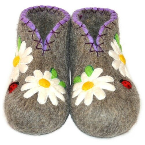 фото Женская домашняя обувь валенкиопт.ру ч13н 35 серый