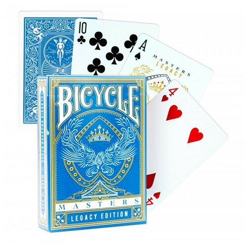 Игральные карты Bicycle Legacy Master Blue Edition / Мастер Наследия игральные карты bicycle legacy master blue edition мастер наследия