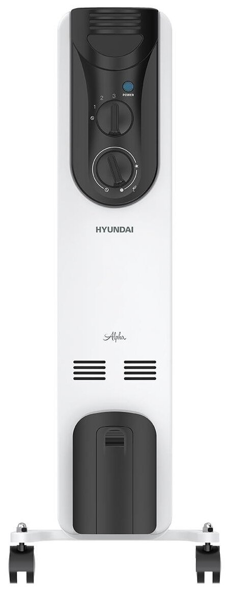Маслонаполненный радиатор Hyundai H-HO-22-05-UI3349, белый - фотография № 3