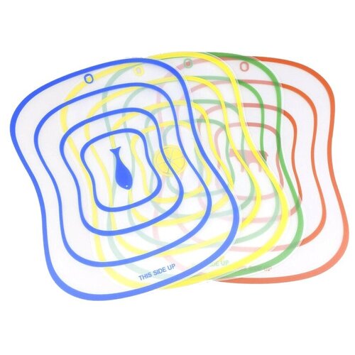 фото Набор разделочных досок доляна ассорти 4шт 1204809