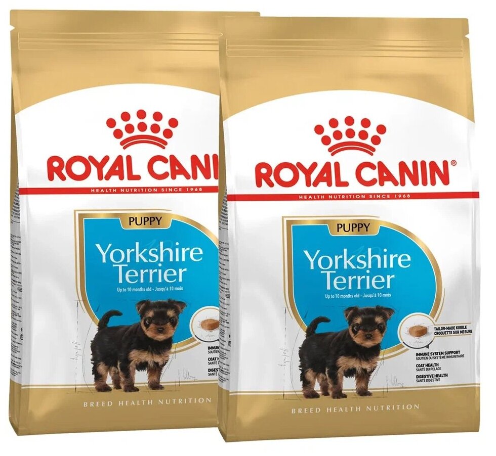 ROYAL CANIN YORKSHIRE TERRIER PUPPY для щенков йоркширский терьер (0,5 кг + 0,5 кг)