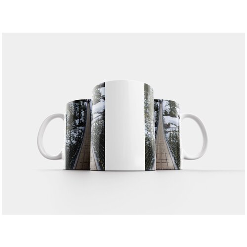 фото Кружка "мост, зима, снег" 320 мл lotsprints