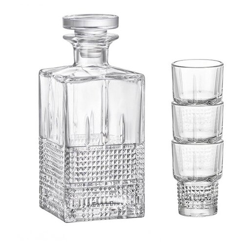 фото Набор для ликера 6 рюмок и штоф 750 мл bartender bormioli rocco 122127ss8021990