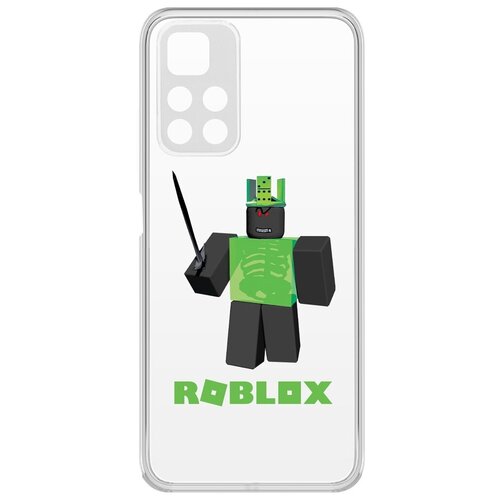 Чехол-накладка Krutoff Clear Case Roblox-1x1x1x1x1 для Xiaomi Redmi Note 11 Pro чехол накладка krutoff clear case roblox паркурщик для xiaomi redmi note 9