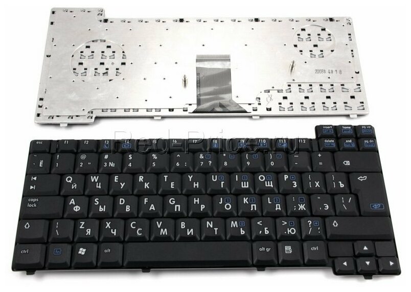 Клавиатура для ноутбука HP Compaq MP-03123SU-930B черная крепления вверху 2520₽