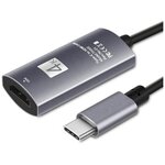 Адаптер/Переходник USB 3.1 Type-C to HDMI Cable 4K 30Hz, для MacBook Pro/Air, Samsung, Huawei, Xiaomi, Asus, Lenovo, HP, Dell, Google, Microsoft - изображение