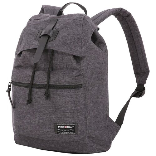 фото Рюкзак swissgear 13'', cерый, ткань grey heather/ полиэстер 600d pu , 29х13х40 см, 15 л