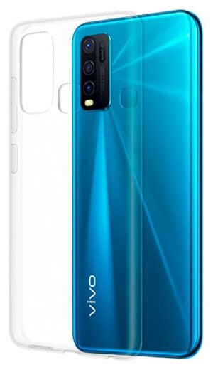 Силиконовый чехол для VIVO Y30 прозрачный 1.0 мм