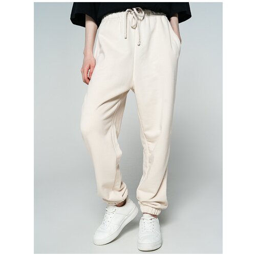 фото Брюки твое, размер l, бежевый