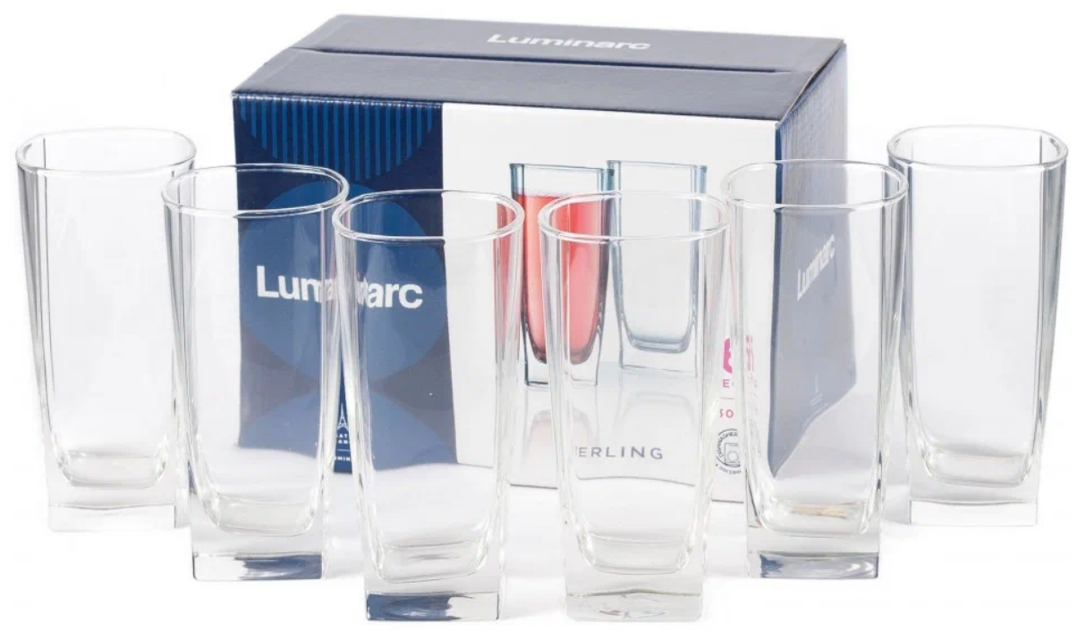 Luminarc Набор стаканов высоких «Стерлинг», 330 мл, 6 шт