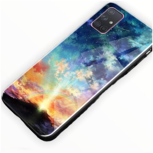 фото Панель-чехол-накладка mypads для samsung galaxy a71 sm-a715f (2020) из мягкого силикона с красивым расписным 3d рисунком