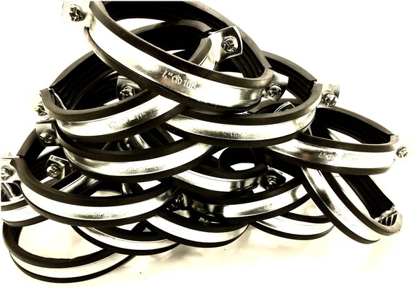 Хомут для крепления труб 4\" (110-115 мм) — купить по низкой цене на ...