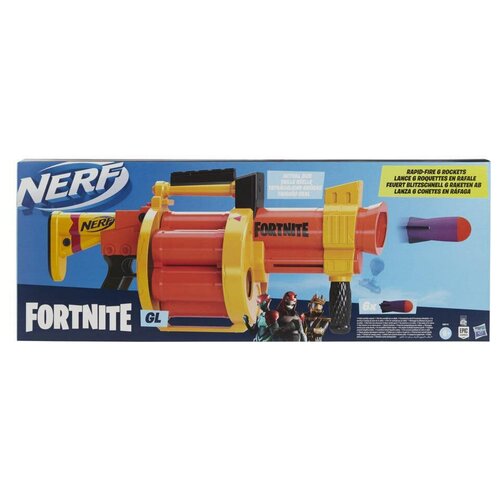Игрушечный бластер-гранатомет Nerf Fortnite (Фортнайт) GL E8910EU4 бластер nerf elite 2 0 commander rd 6 e9485 голубой оранжевый