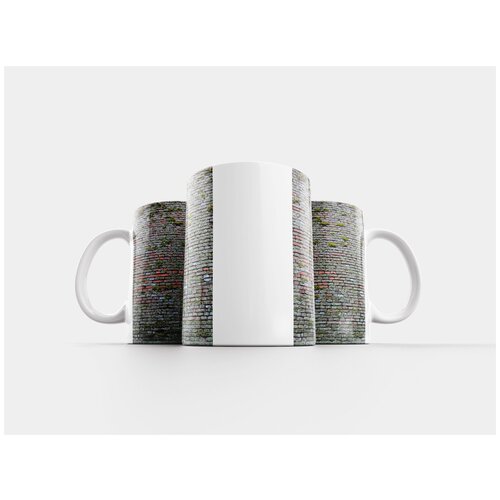 фото Кружка "шаблон, кирпич, природа" 320 мл lotsprints